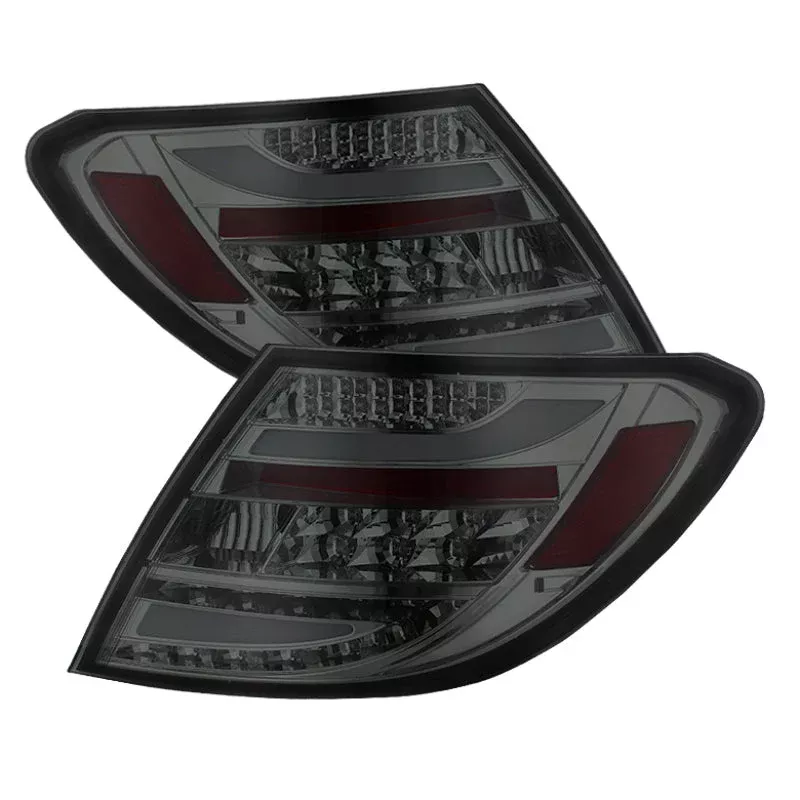Spyder Mercedes Benz W204 C-Class 08-11 LED Tail Lights Incandescent – Smke ALT-YD-MBZC08-LED-SM 5072696