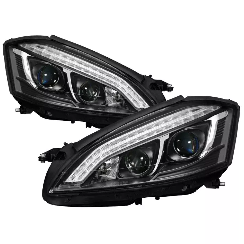 Spyder Mercedes W221 S Class 07-09 Headlights – HID Model Only – Black PRO-YD-MBW22107-HID-DRL-BK 5083890