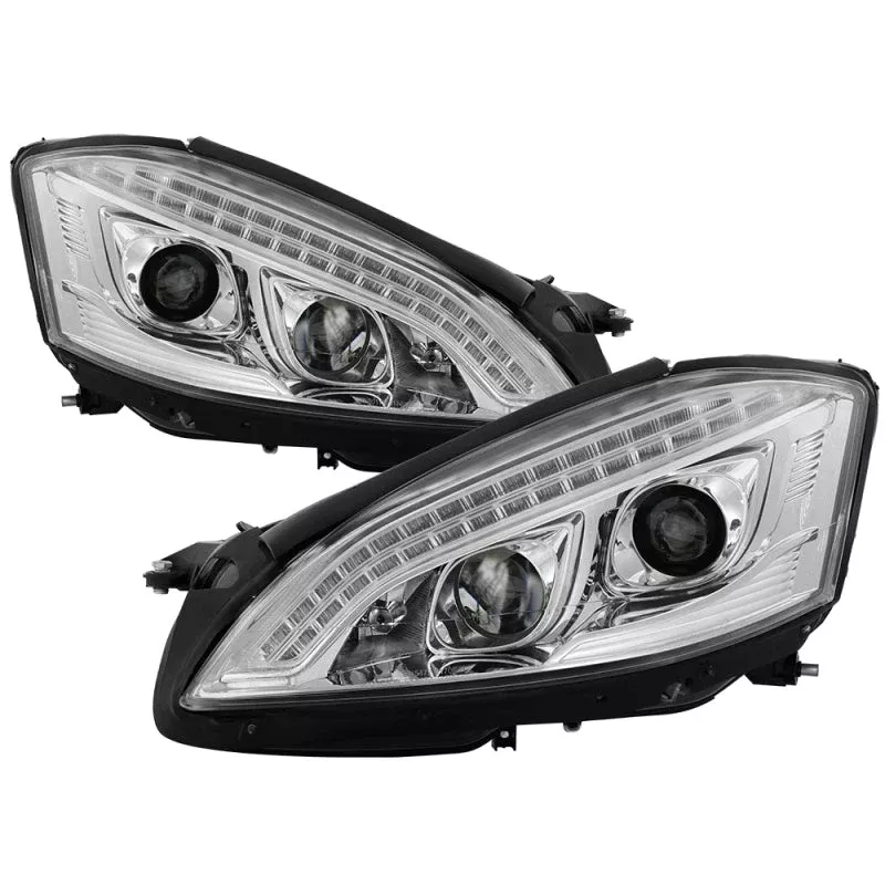 Spyder Mercedes W221 S Class 07-09 Headlights – HID Model Only – Chrome PRO-YD-MBW22107-HID-DRL-C 5083906