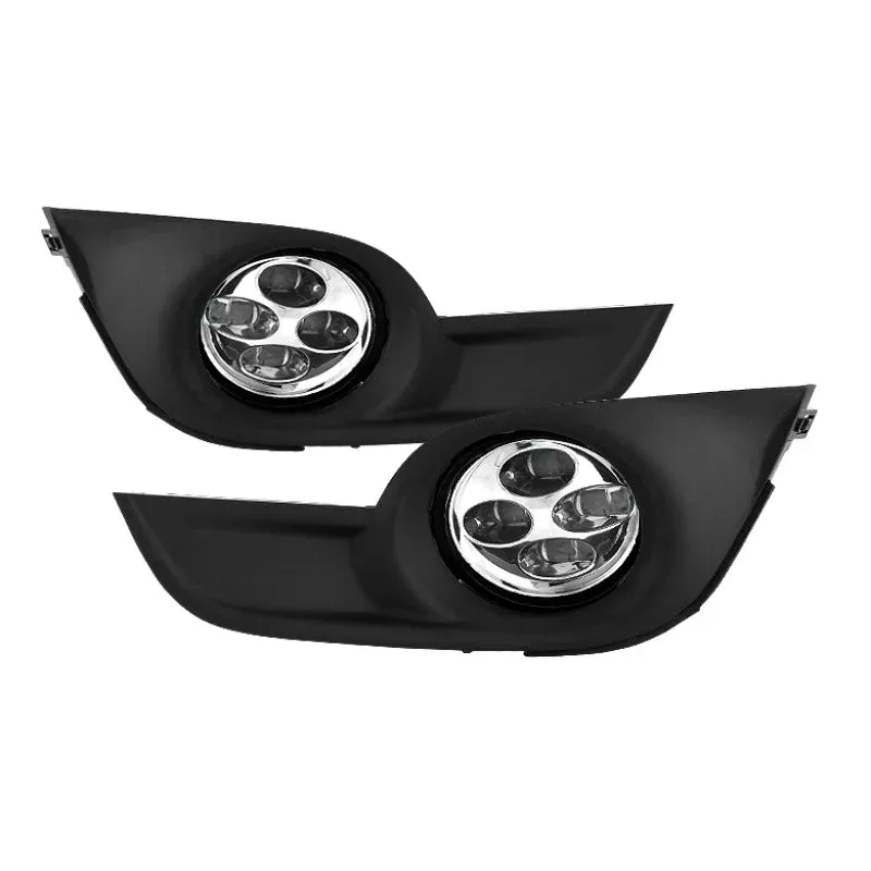 Spyder Nissan Altima 2013-2015 Sedan Daytime DRL LED Running Fog Lights w/Switch Clear FL-DRL-NA13-C 9031649