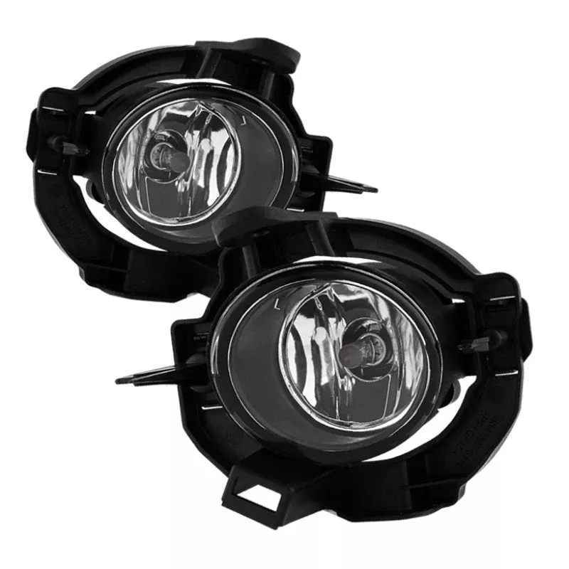 Spyder Nissan Rogue 2008-2013 OEM Fog Lights W/Cover and Switch Clear FL-NRO07-C 9031625