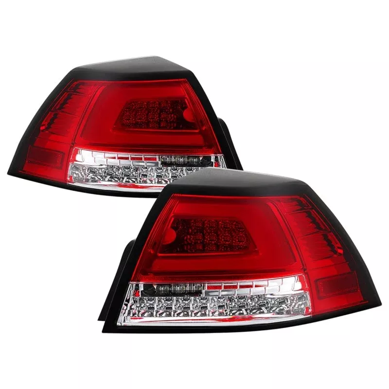 Spyder Pontiac G8 08-09 Version 2 Light Bar LED Tail Lights – Red Clear- ALT-YD-PG808V2-LB-RC 5086075