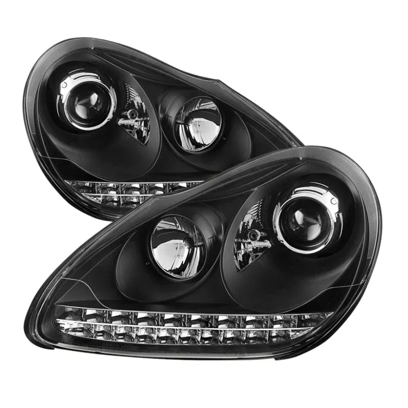 Spyder Porsche Cayenne 03-06 Projector Xenon/HID Model- DRL LED Blk PRO-YD-PCAY03-HID-DRL-BK 5080967