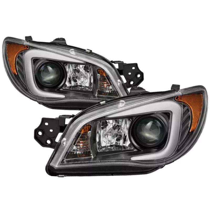 Spyder Subaru WRX 2006-2007 Projector Headlights – Halogen Only – Black PRO-YD-SWRX06-LBDRL-BK 5083920