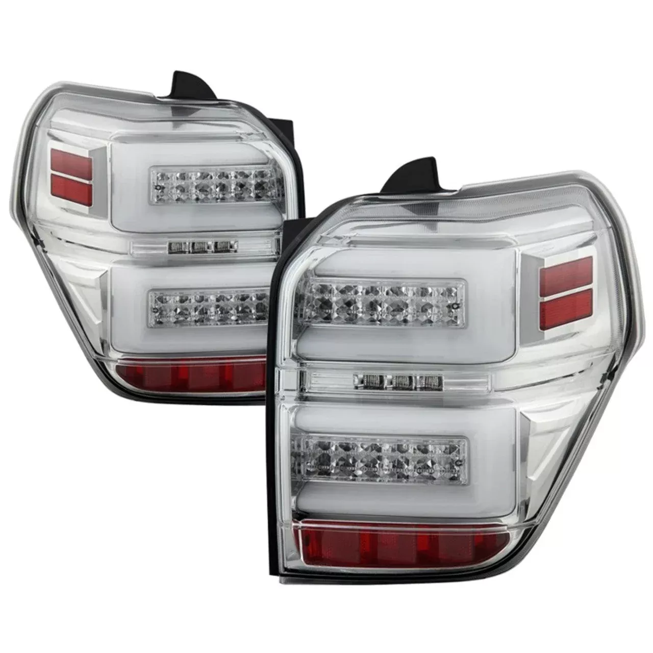 SPYDER xTune 07-14 Cadillac Escalade LED DRL Projector Headlights – Chrome