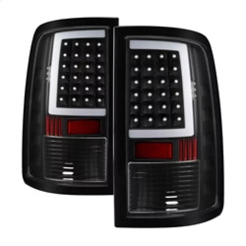 SPYDER xTune 13-18 Dodge Ram 1500 LED Tail Lights – Black (ALT-ON-DRAM13V2-LBLED-BK) 9041013