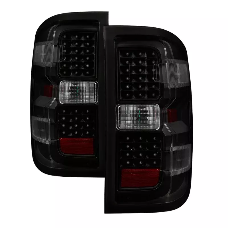 SPYDER xTune Chevy 1500 14-16 / Silverado 2500HD/3500HD LED Tail Lights – Black Smoked ALT-JH-CS14-LED-BSM 9036552