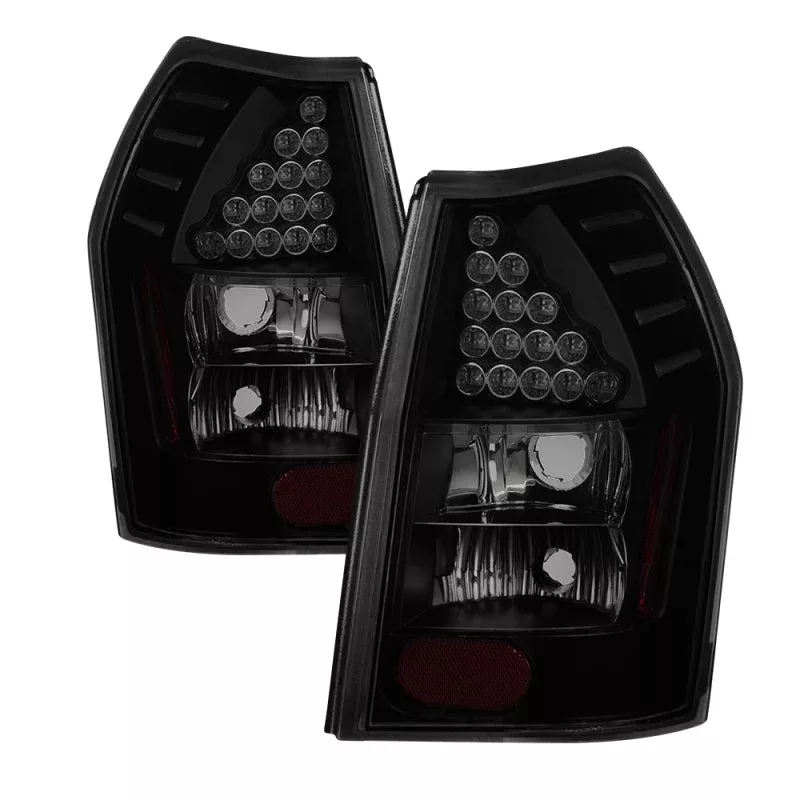 SPYDER xTune Dodge Magnum 05-08 LED Tail Lights – Black Smoked ALT-JH-DMAG05-LED-BSM 9036576