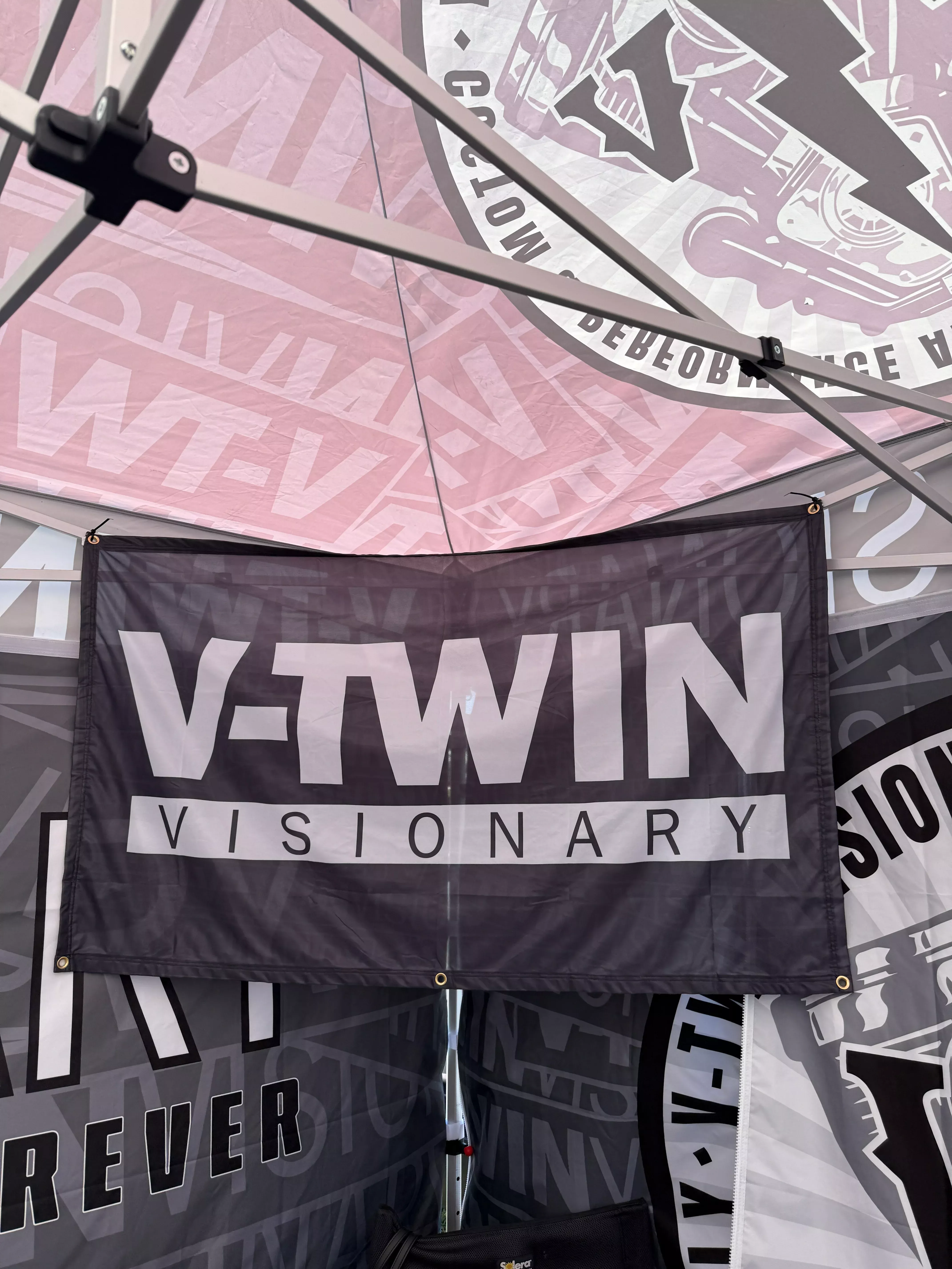 Stacked V-Twin Visionary Banner