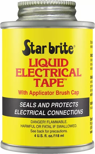 Star Brite Liquid Electrical Tape Black 4 Oz - 084104B