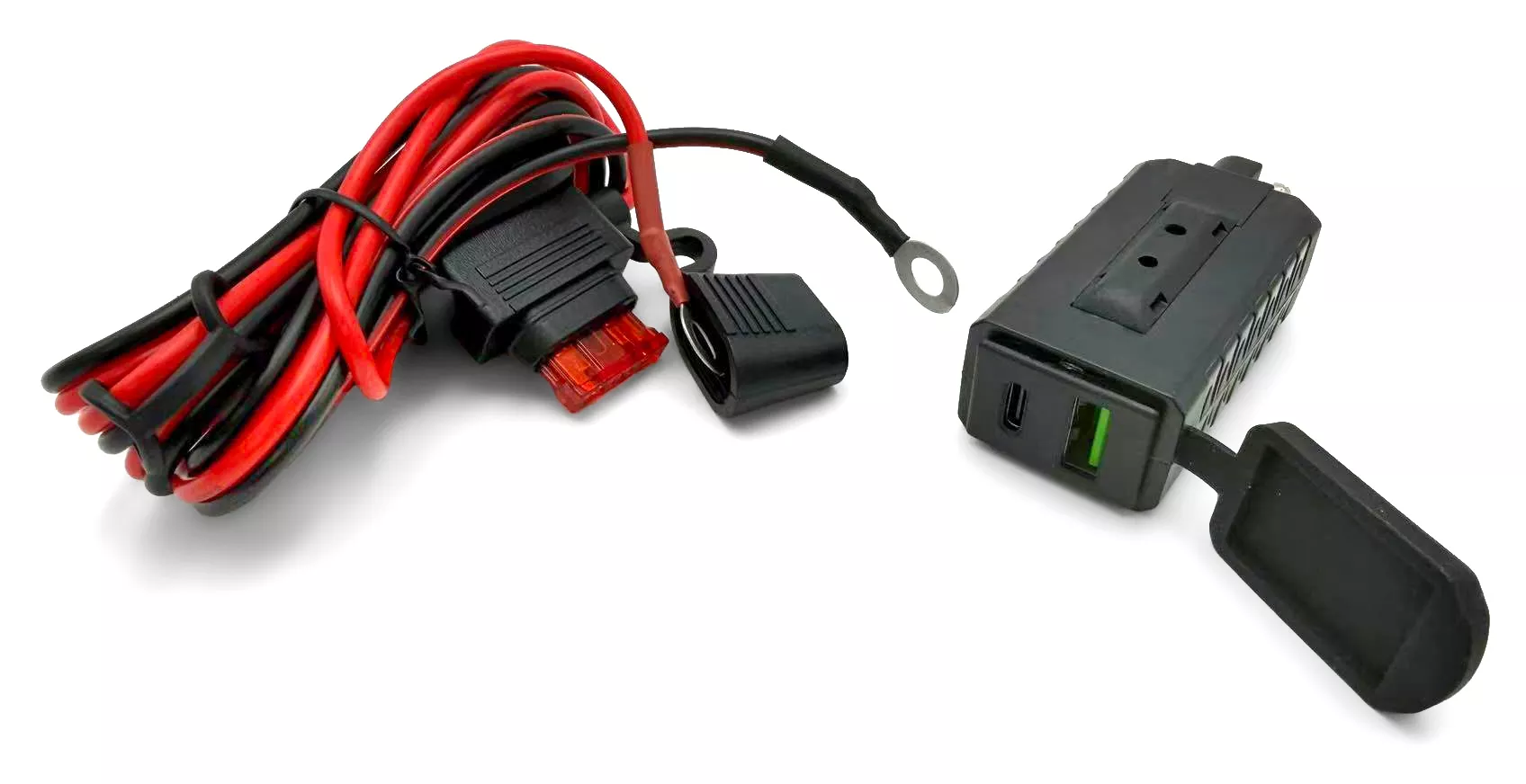 Stockton USB/USBC Outlet with Voltage Display