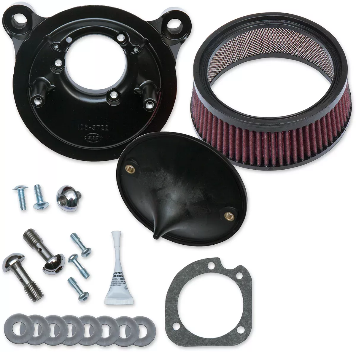 Super Stock™ Stealth Air Cleaner Kit - Black