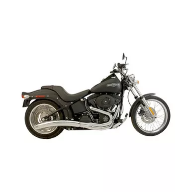 Supertrapp Low Roller 2:1 Full Exhaust System HD FXST 86-11 Chrome