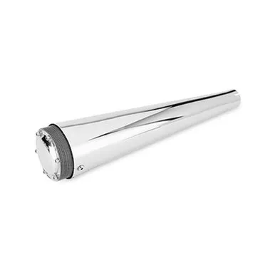 Supertrapp Universal Mega Ser Exhaust SS 4" MEG 2" ID / 12 DISC POL