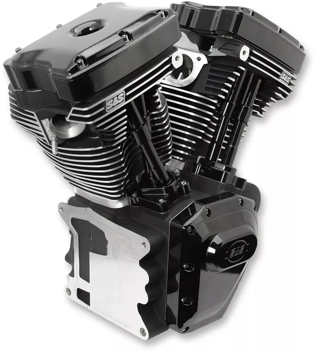 T124 Long Block Engine - Black - FXD | FXDWG
