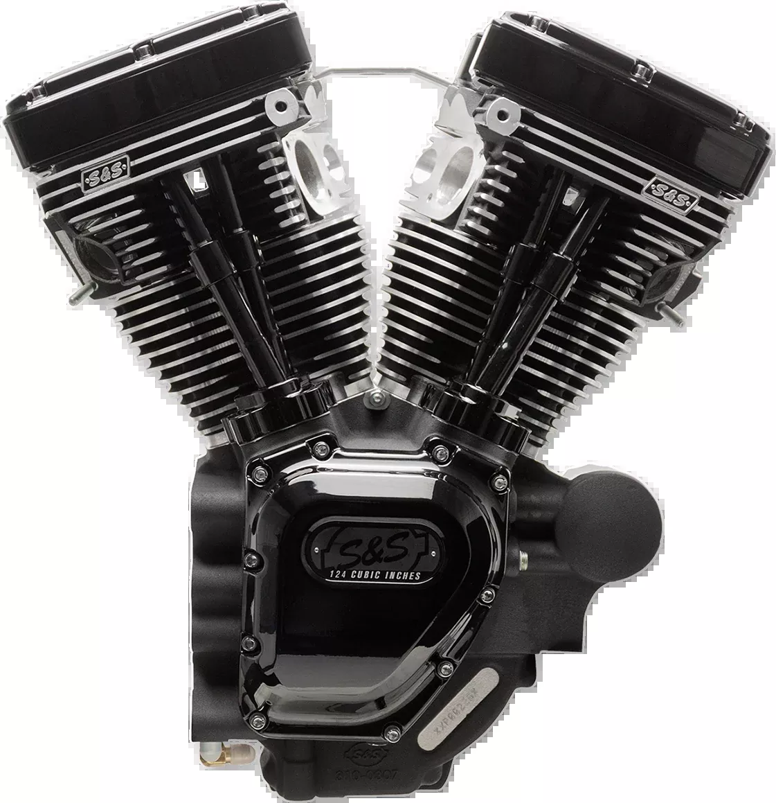 T124 Long Block Engine - Black - Touring