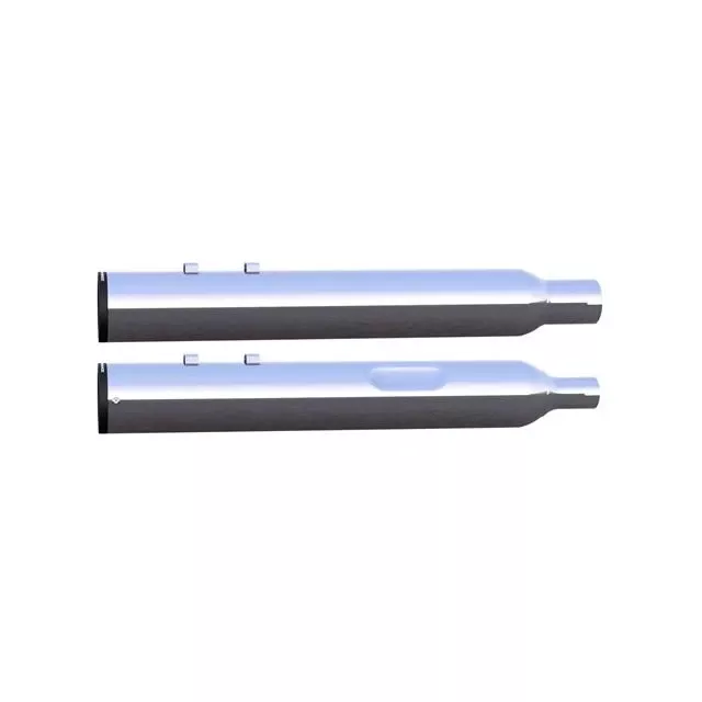 TAB Performance 4 inch Blunt Force Slip On Mufflers for '95 -16 (Including '17- Up Trikes) Select Finish