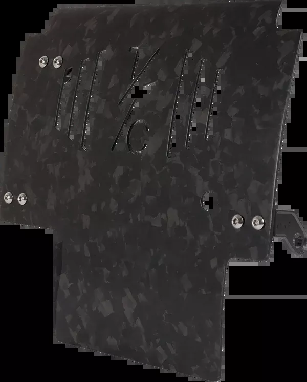 Thrashin Supply Co. Skid Plate – Carbon Fiber/Forged – With Black Brackets – FLHX/FLTRX – TSC-3035-1