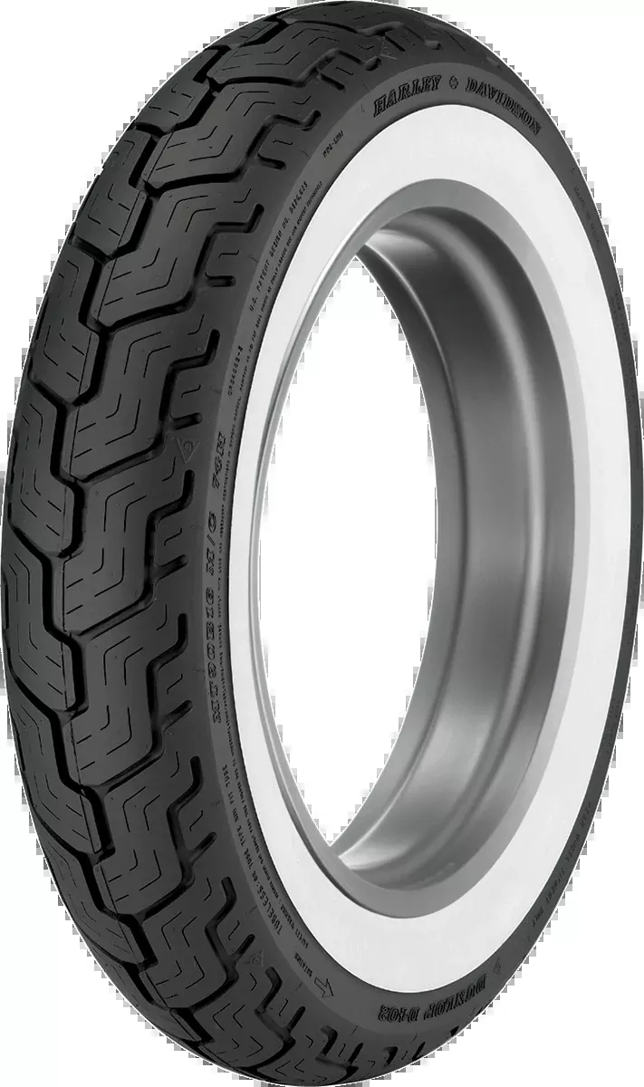 Tire - D402 - Rear - MT90-16 - Wide Whitewall - 74H