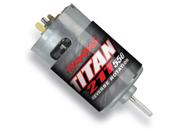 Titan 21 Turn Reverse Rotation 550 Motor for Traxxas