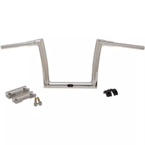 Todds Cycle 1-1/2" Strip Handlebars for 2015-20 Harley Road Glides - 10" Chrome