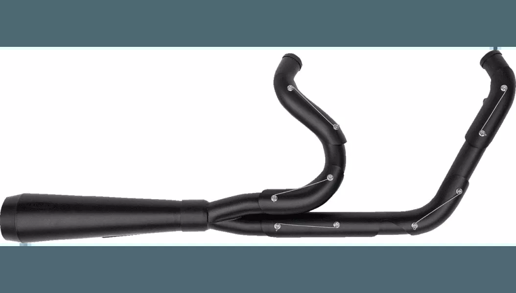 Trask 2-into-1 Assault Exhaust System for '07-16 Harley Davidson Touring Models (Full Black or Full Polished)