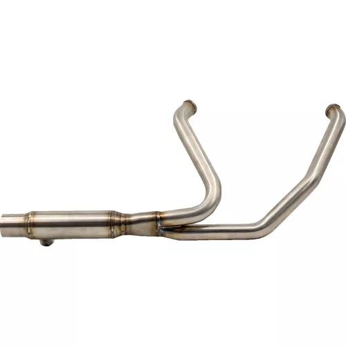 Trask Down Under Performance Head Pipe Exhaust for 2017-2026 Harley Touring - Chrome