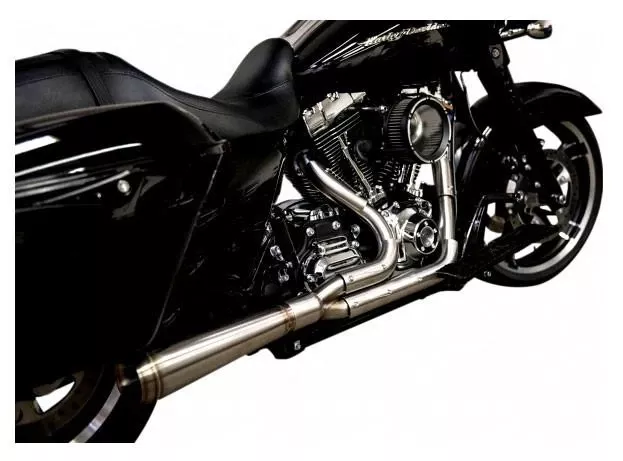 Trask Stainless 2-into-1 Exhaust for Harley-Davidson Touring Models '09-16 - Straight