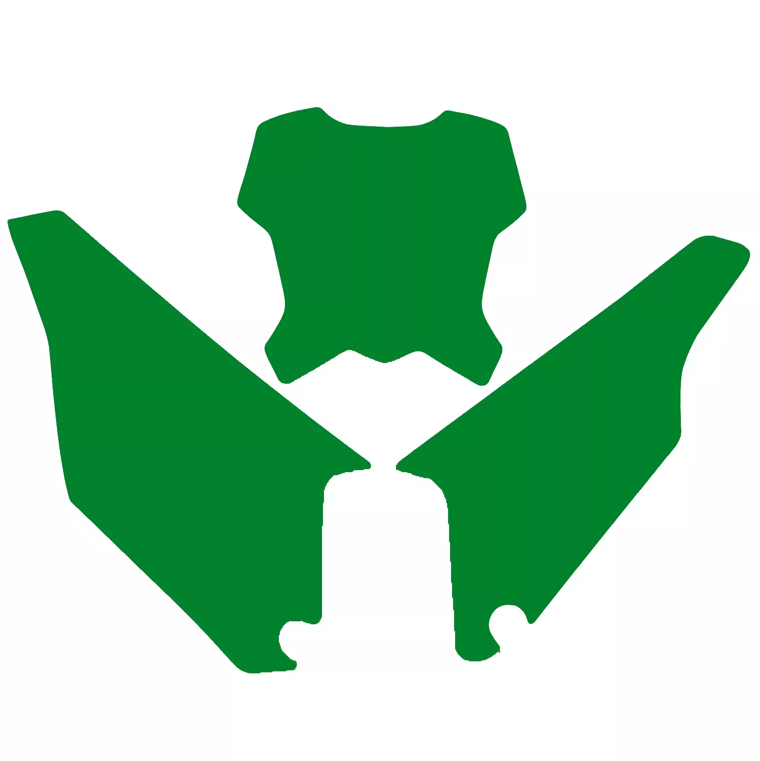 TRIUMPH TF 250X 24-25 GREEN MX PRE CUT, BLACKBIRD 3H00/30
