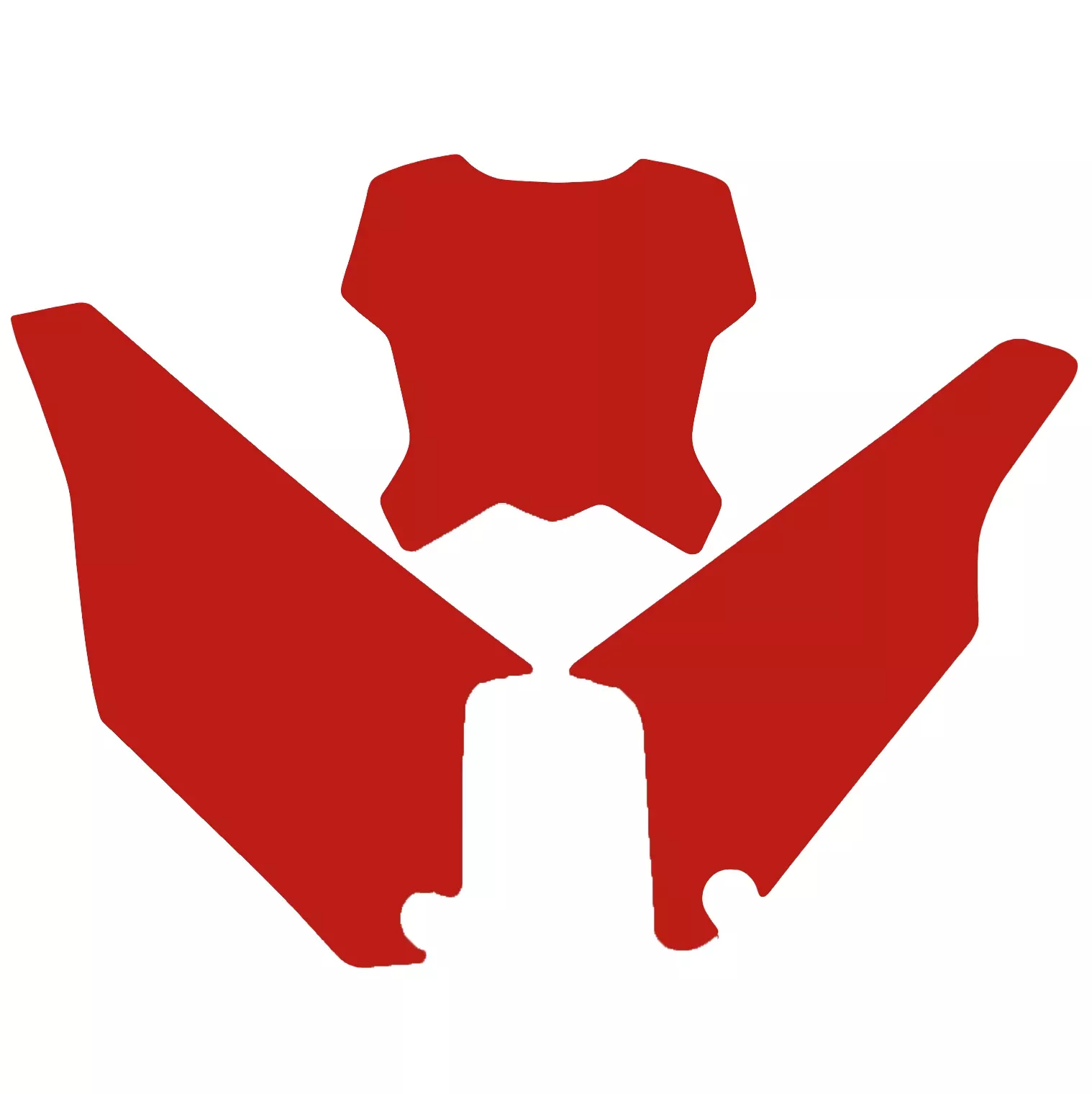 TRIUMPH TF 250X 24-25 RED MX PRE CUT, BLACKBIRD 3H00/60