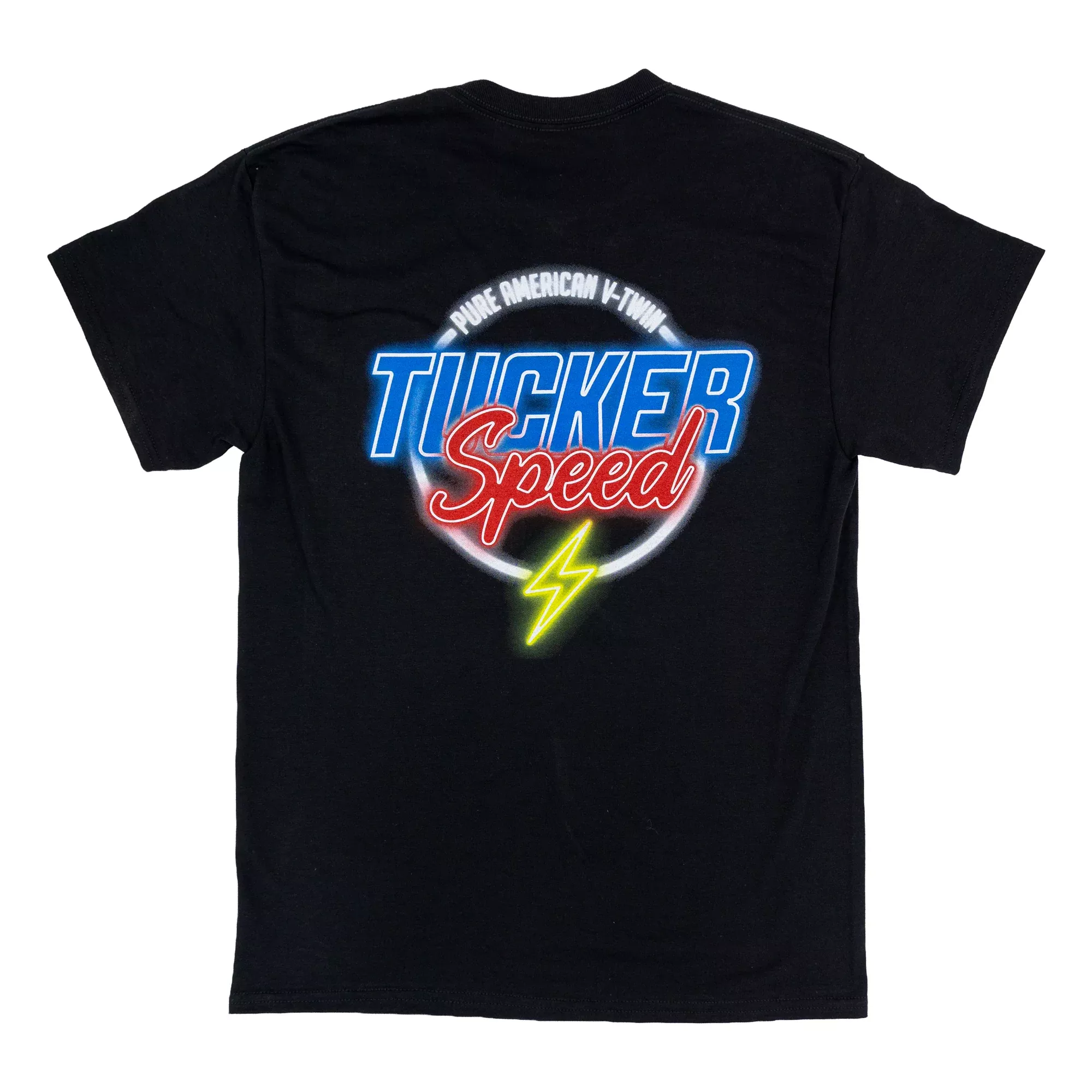 Tucker Speed Neon Lights T-Shirt - Black