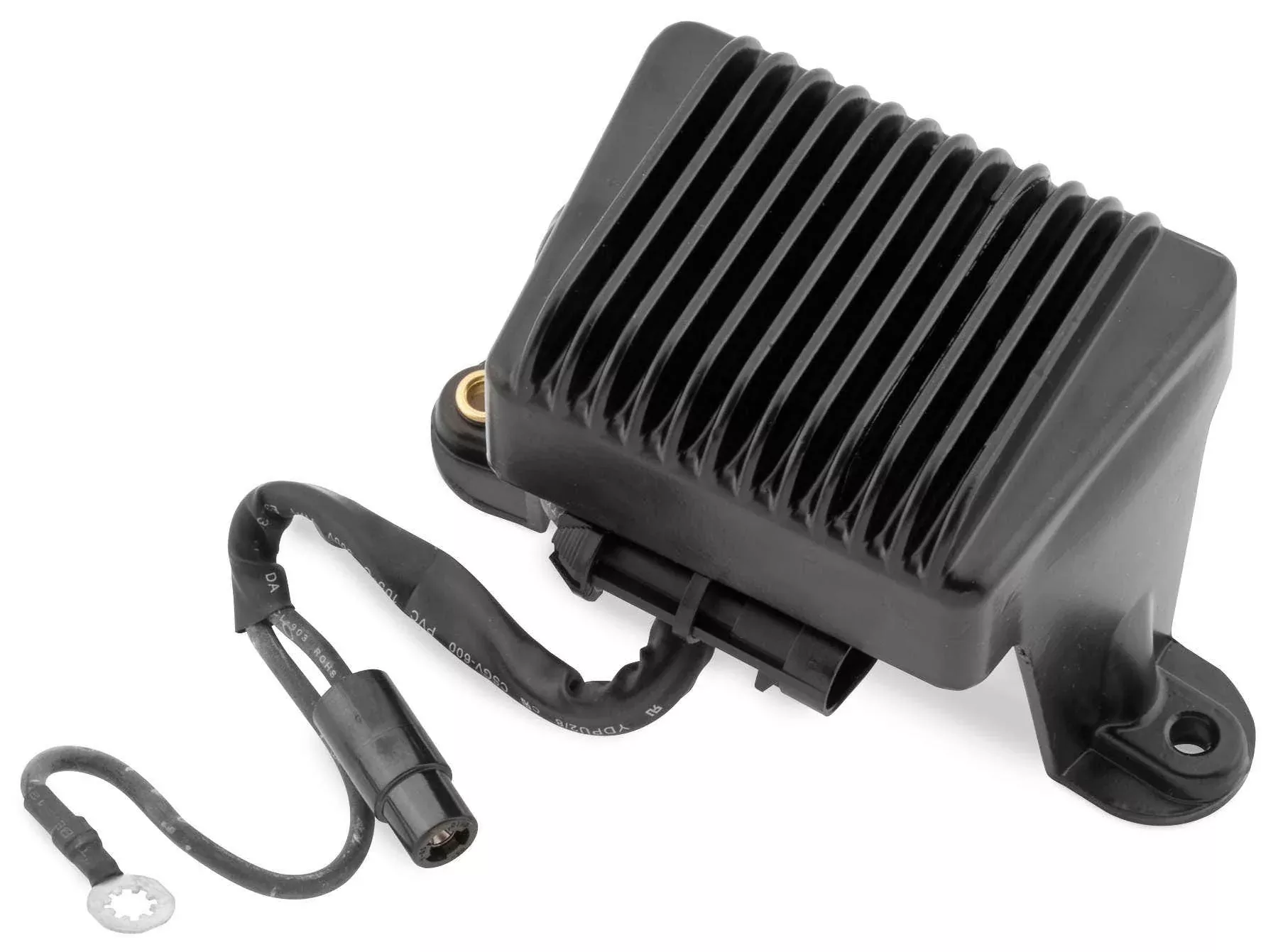 Twin Power Black Electronic Voltage Regulator Harley Touring 04-05 Rep 74505-04