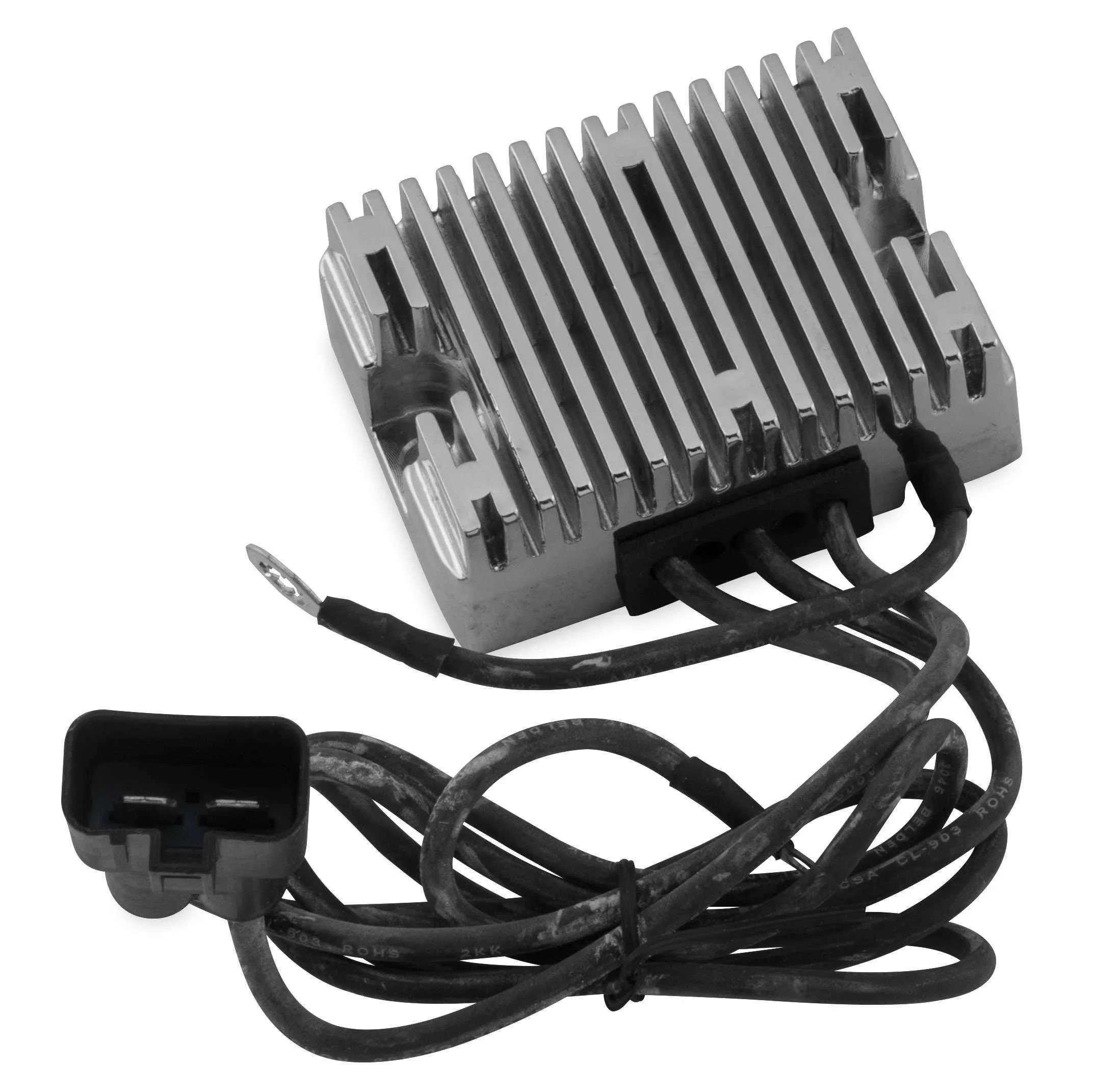 Twin Power Chrome Electronic Voltage Regulator Harley 2000 Softail Repl 74512-00
