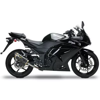 Two Brothers Kawasaki Ninja 250R 08-13 M-2 Black Series Slip-On Exhaust