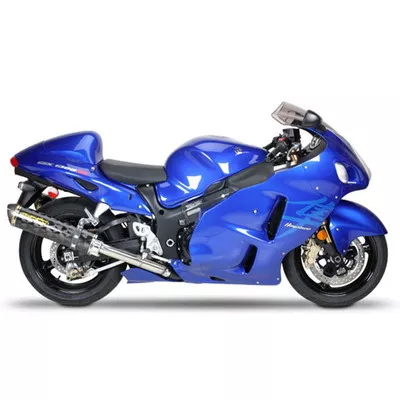 Two Brothers Suzuki Hayabusa 99-07 M-2 Black Flange On Exhuast