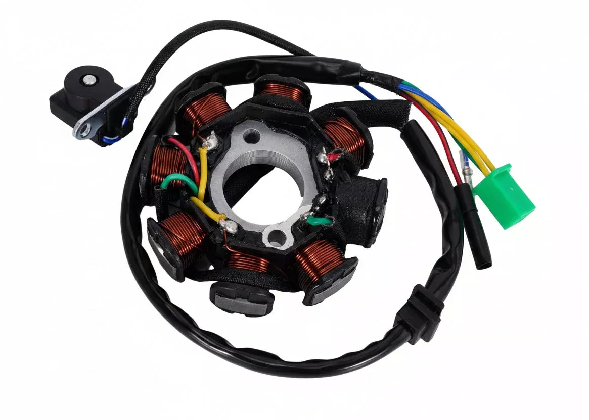 Universal Parts GY6 8 Coil Stator - AC