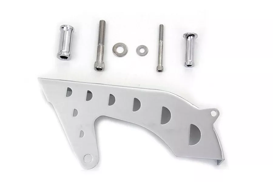 V-Twin Outlaw Style Chrome Belt Guard Kit for '04-Up Harley Sportster XL Models