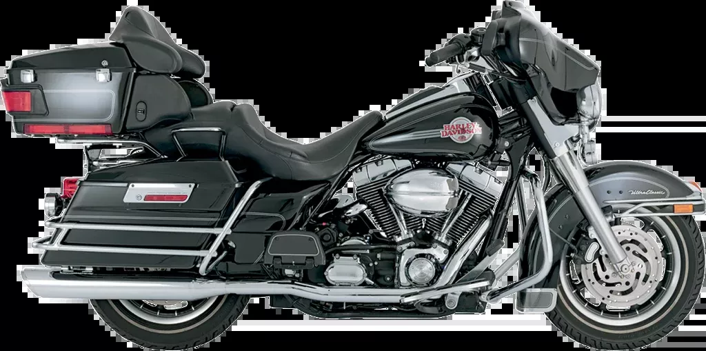 Vance & Hines 16799 Dresser Dual Header Pipes for ’95-08 Harley-Davidson Touring- Chrome