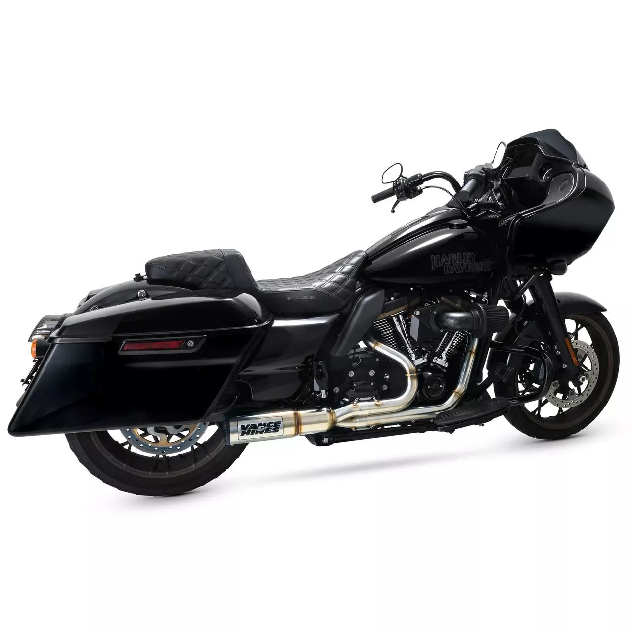 Vance & Hines 2-into-1 High Output Exhaust System for '17-Up Harley Davidson Touring Models (California Compliant) Select Finish