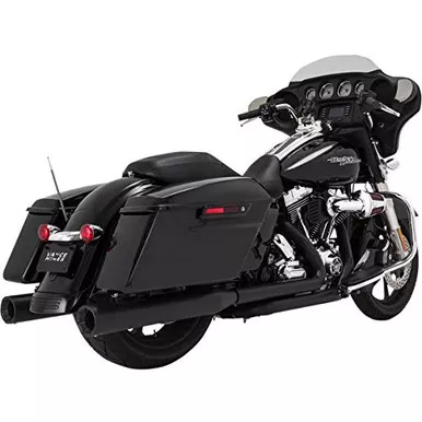Vance & Hines Eliminator 400 Slip Ons Black with Black End Caps 46703