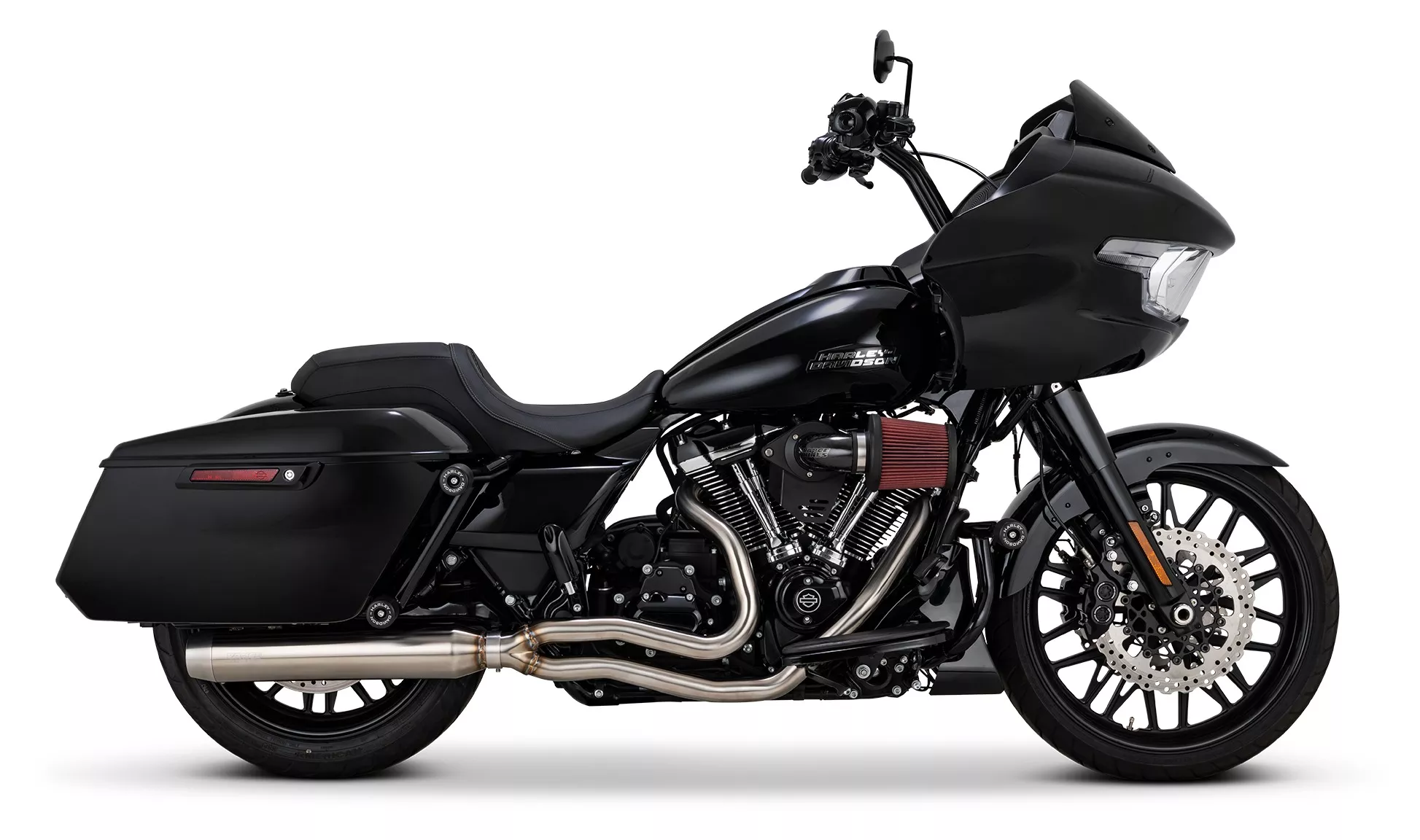 Vance & Hines Gaslighter 2 Into 1 Performance Exhaust System For Harley Touring 2017-2026