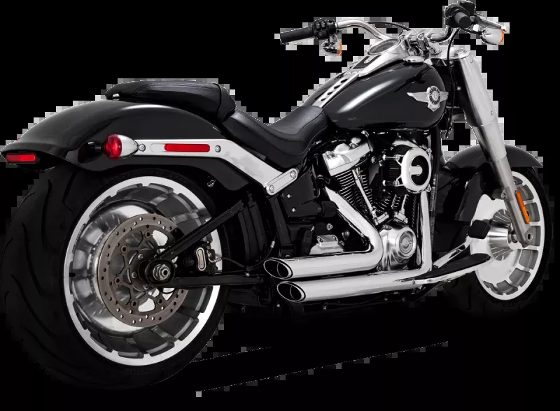 Vance & Hines HD 18-22 Fatboy/Blackout Shortshots Staggered PCX Full System Exhaust