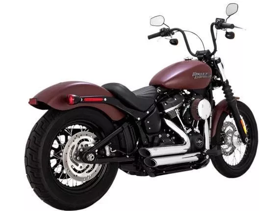 Vance & Hines Shortshots Staggered PCX Exhaust System Exhaust for '18-23 Softail Models (Not for Fat Boy, Breakout, Low Rider ST) 50 State compliant CARB E.O. #K-006-5 (Select Finish)