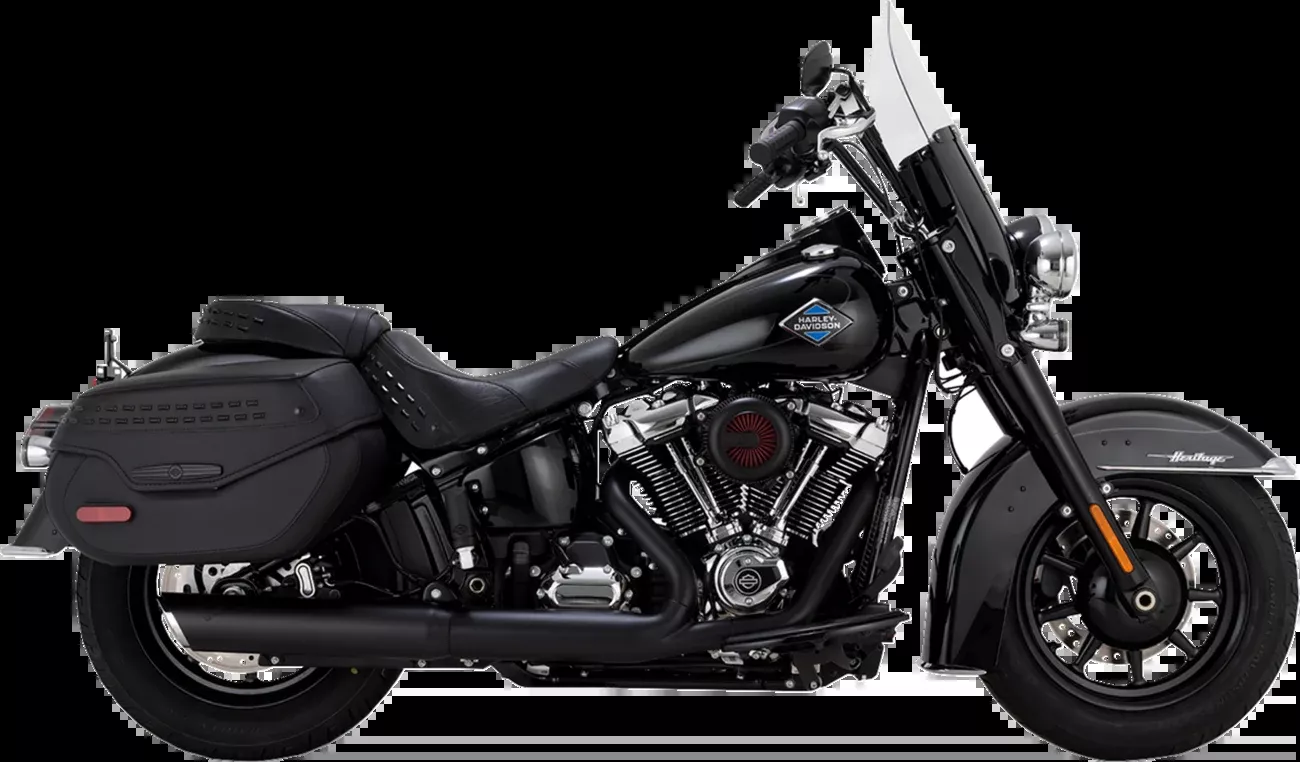 Vance & Hines Twin Slash 4" Black Slip on Mufflers fits 2025 Harley Softail M8