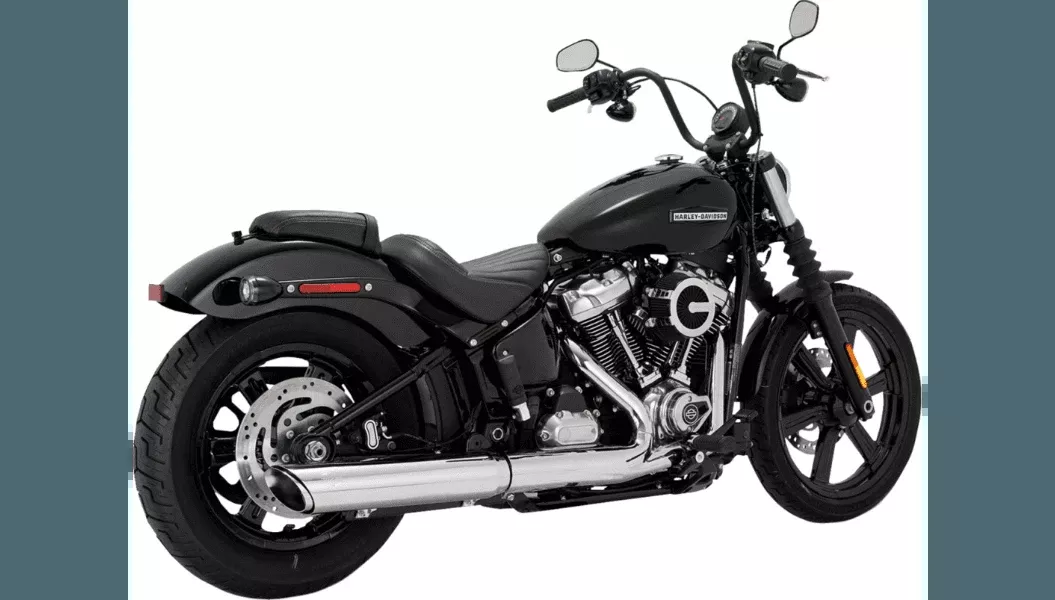 Vance & Hines Twin Slash Slip-On Muffler for '25-Up Harley Davidson Low Rider S, Low Rider ST, Heritage and Street Bob (Select Finish)