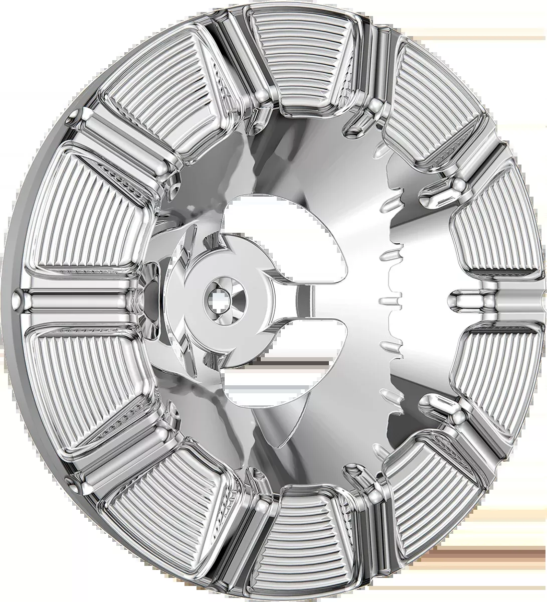Velocity Air Cleaner Cover - 10-Gauge - Chrome