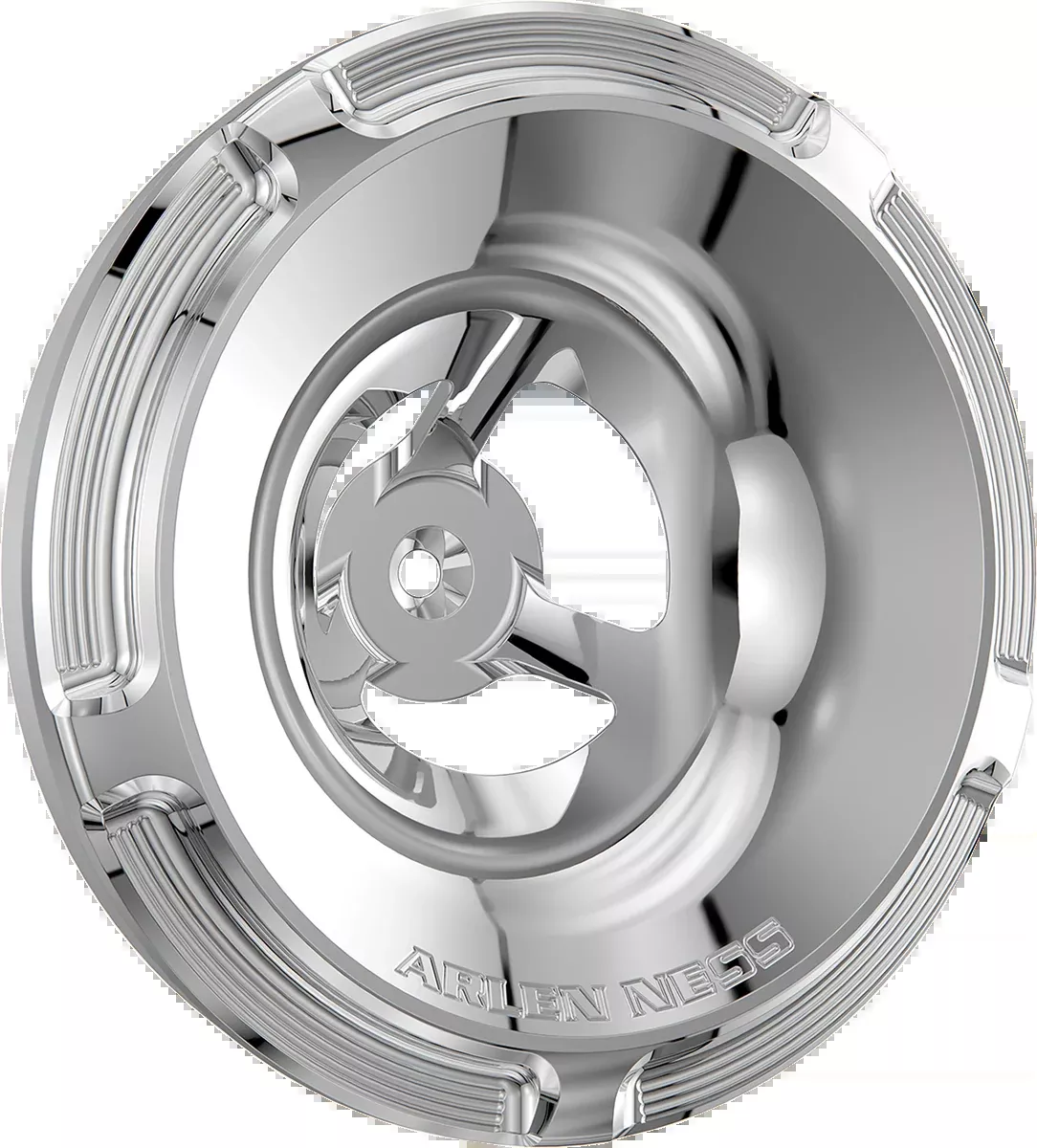 Velocity Air Cleaner Cover - Beveled - Chrome