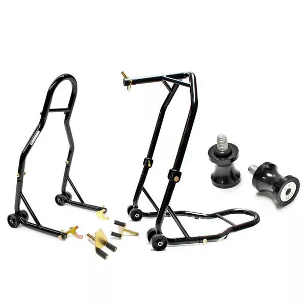 Venom Front Fork - Rear Spools Lift Swingarm Stands + 6mm Spools For Yamaha FZ1 VMAX