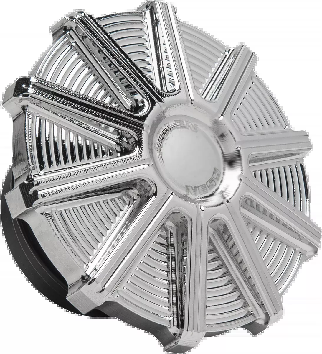 Vented Gas Cap - 10 Gauge - Chrome