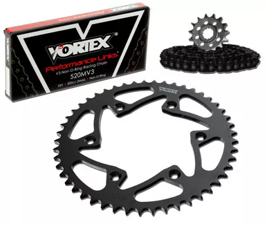Vortex CK2108 Chain and Sprocket Kit MXS HON CR250R 06-08 (1U,STL)